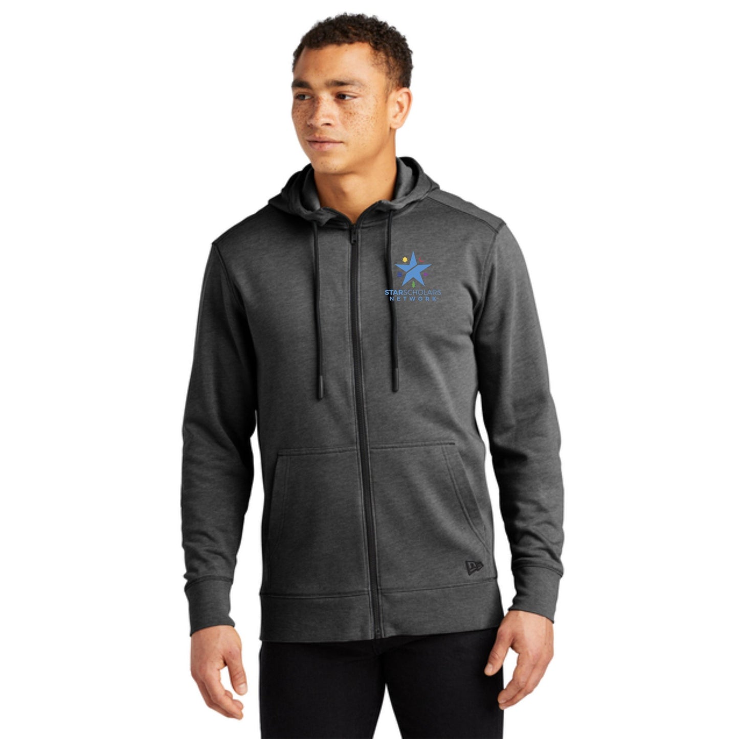 New Era® Tri-Blend Fleece Full-Zip Hoodie