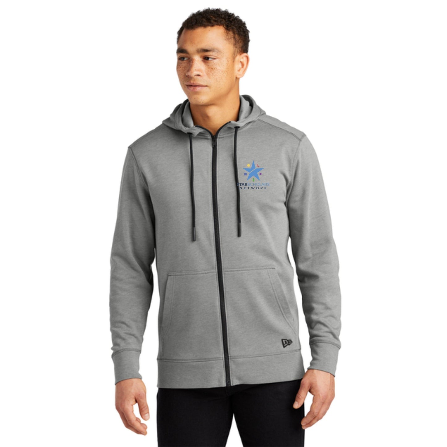 New Era® Tri-Blend Fleece Full-Zip Hoodie