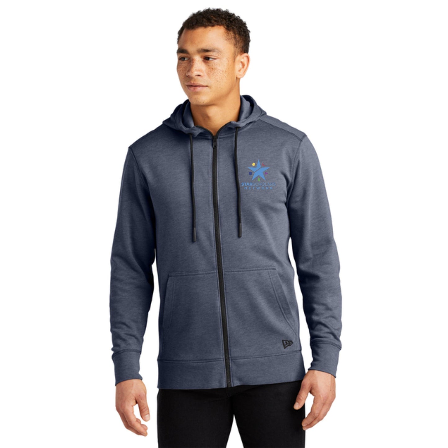 New Era® Tri-Blend Fleece Full-Zip Hoodie