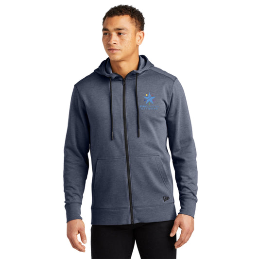 New Era® Tri-Blend Fleece Full-Zip Hoodie